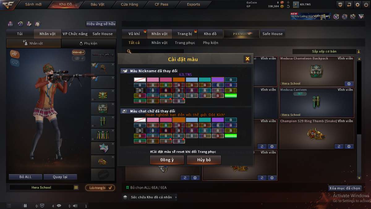 shop acc cf uy tin gia re